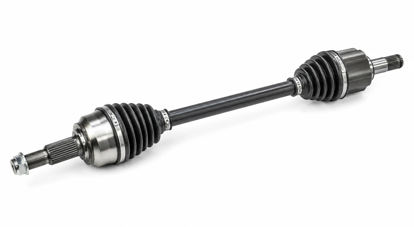 Unbranded automotive CV axle on a white background